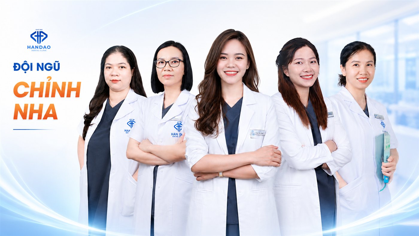 Đội ngũ bác sĩ chỉnh nha Nha khoa Hân Đào