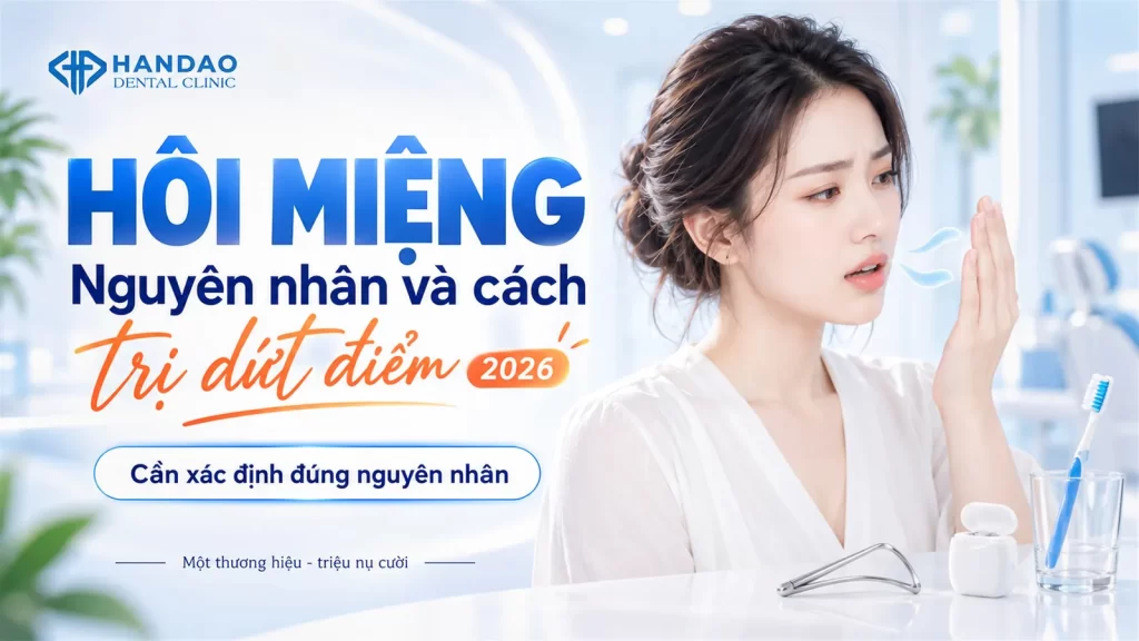 Hôi miệng nguyên nhân và cách trị dứt điểm - Nha khoa Hân Đào